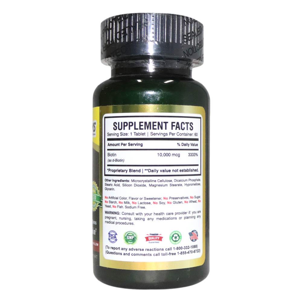 AMS BIOTIN 10000MCG TAB 60s