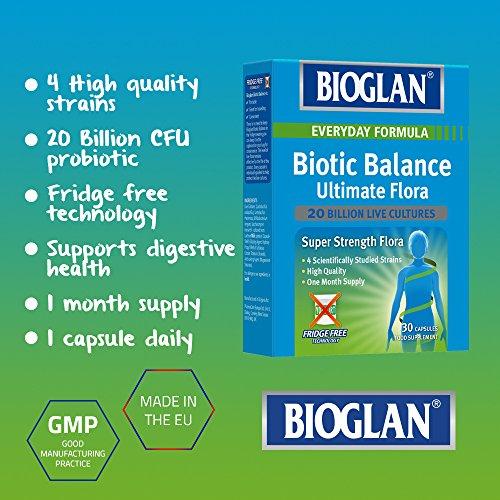 Bioglan - Biotic Balance Ultimate Flora 20 billion CFU - Probiotic  - 30 Capsules - Med7 Online
