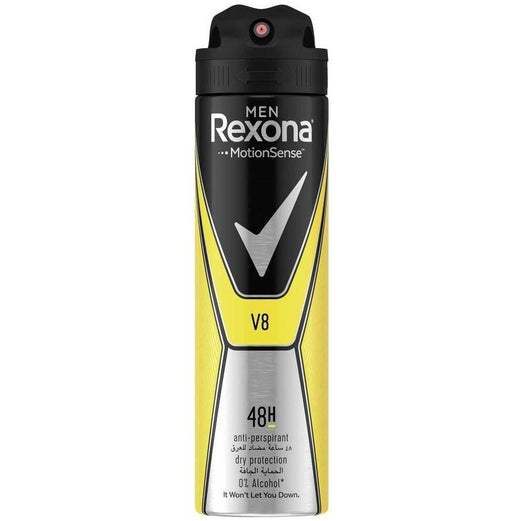 Rexona Men Antiperspirant Aerosal Deodorant V8, 150ml - Med7 Online