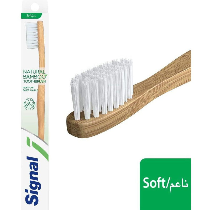 Signal Toothbrush Natural Bamboo-Soft - Med7 Online