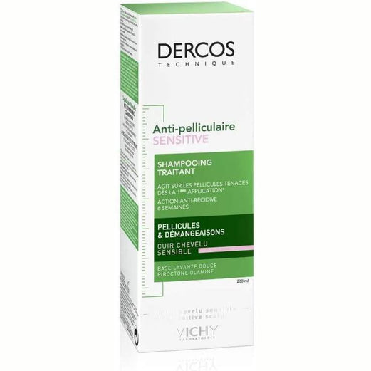 Vichy Dercos Anti-Dandruff Shampoo for Sensitive Scalp, 200 ml - Med7 Online