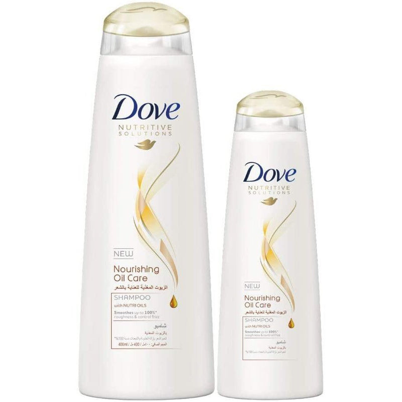Dove Shampoo Nourishing Oil, 400ml + Free 180 ml - Med7 Online