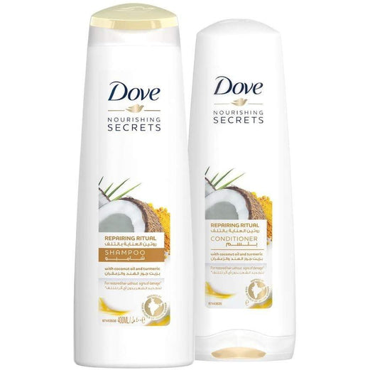 Dove Repairing Ritual Shampoo Coconut 400ml + Dove Conditioner 320ml - Med7 Online