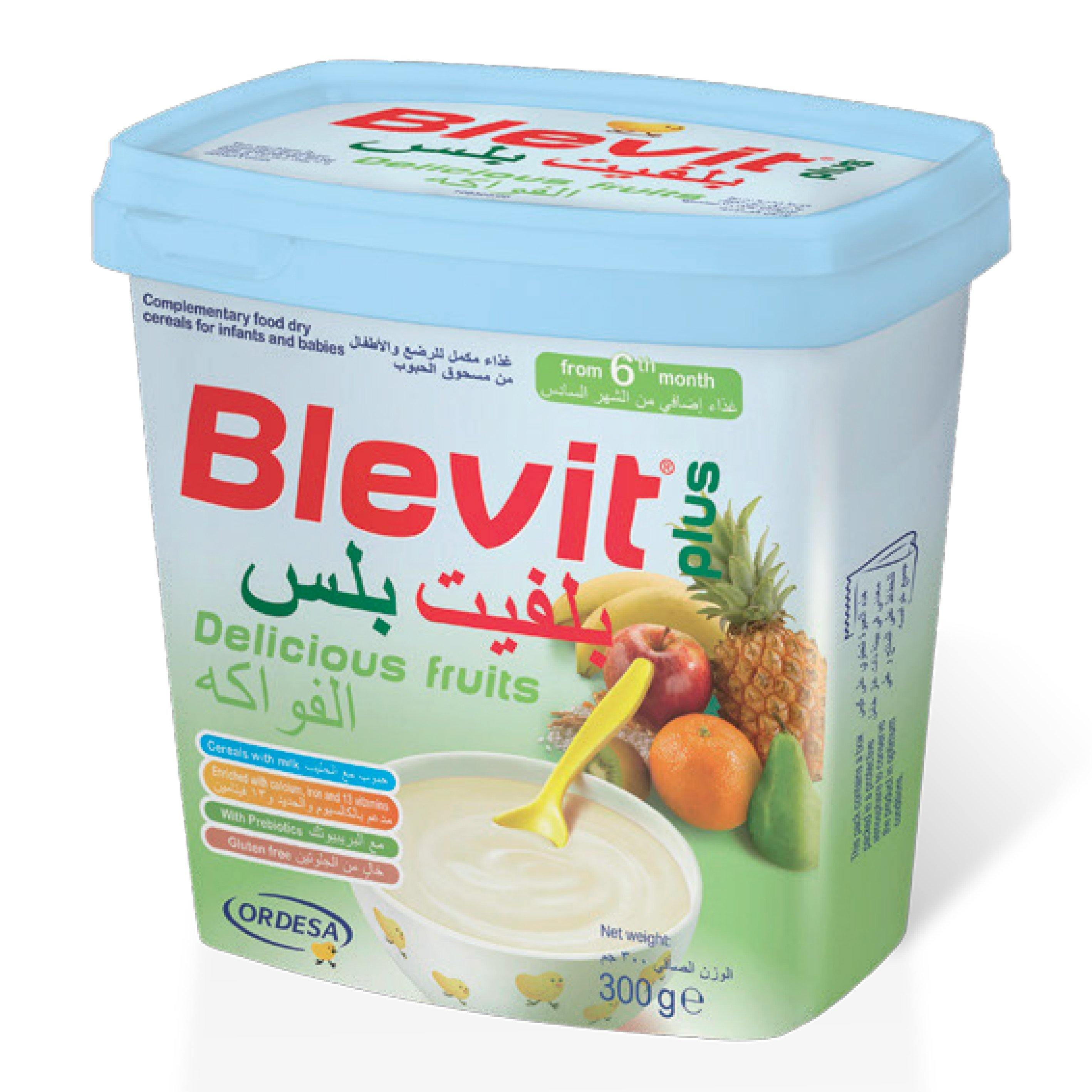 Blevit Plus Delicious Fruits Dry Cereals 300 g - Med7 Online