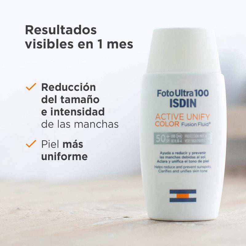 ISDIN FotoUltra 100 Active Unify Fusion Fluid Color 50 ml, - Med7 Online