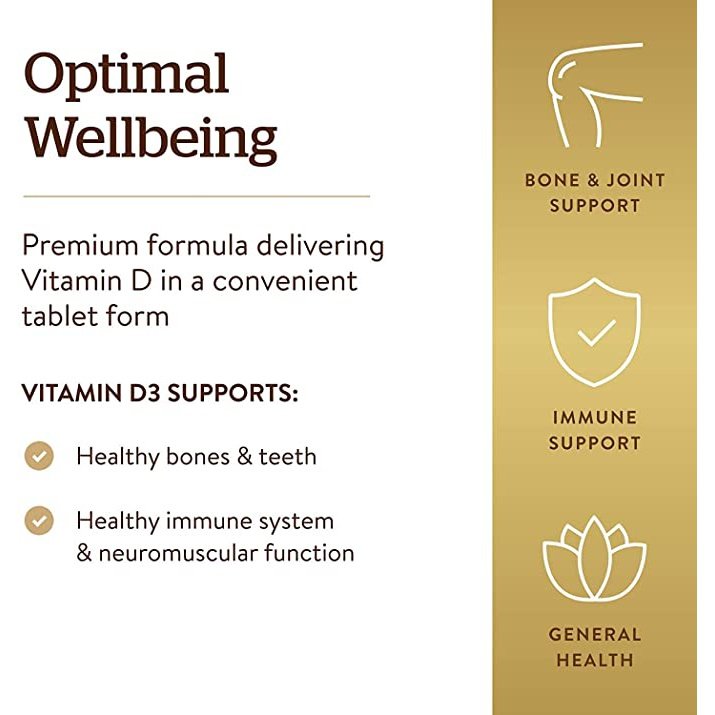 SOLGAR VITAMIN D3 (CHOLECALCIFEROL) 25 MCG (1000 IU) SOFTGELS - Med7 Online