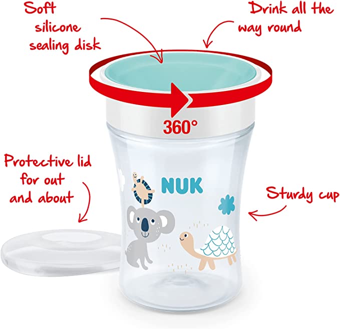 Shop NUK MAGIC CUP 230 ML 8M+ Online from Med7 Online