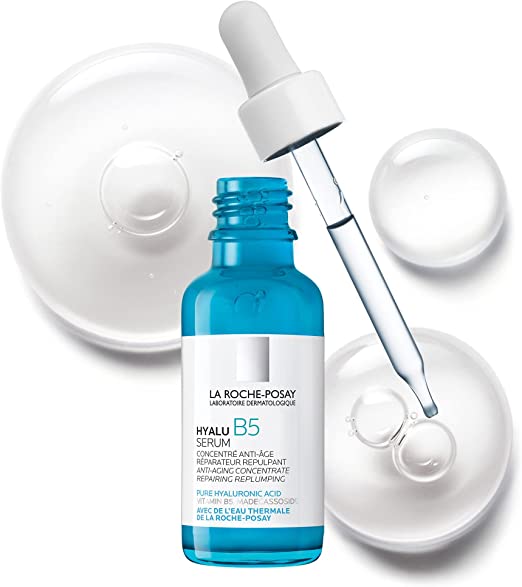LA ROCHE POSAY  Hyalu B5 Pure Hyaluronic Acid Serum for Face, with Vitamin B5. Anti-Aging Serum Concentrate for Fine Lines. Hydrating, Repairing, Replumping. Suitable for Sensitive Skin