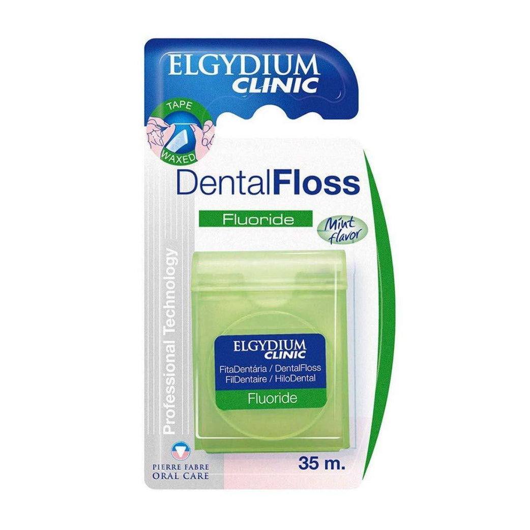 Elgydium Clinic Dental Floss Fluoride Mint 35 m - Med7 Online
