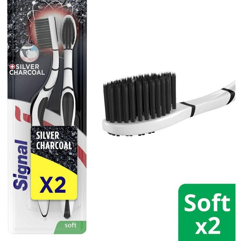 Signal Toothbrush Charcoal MP2-Soft, 1 Unit (Multicolor) - Med7 Online