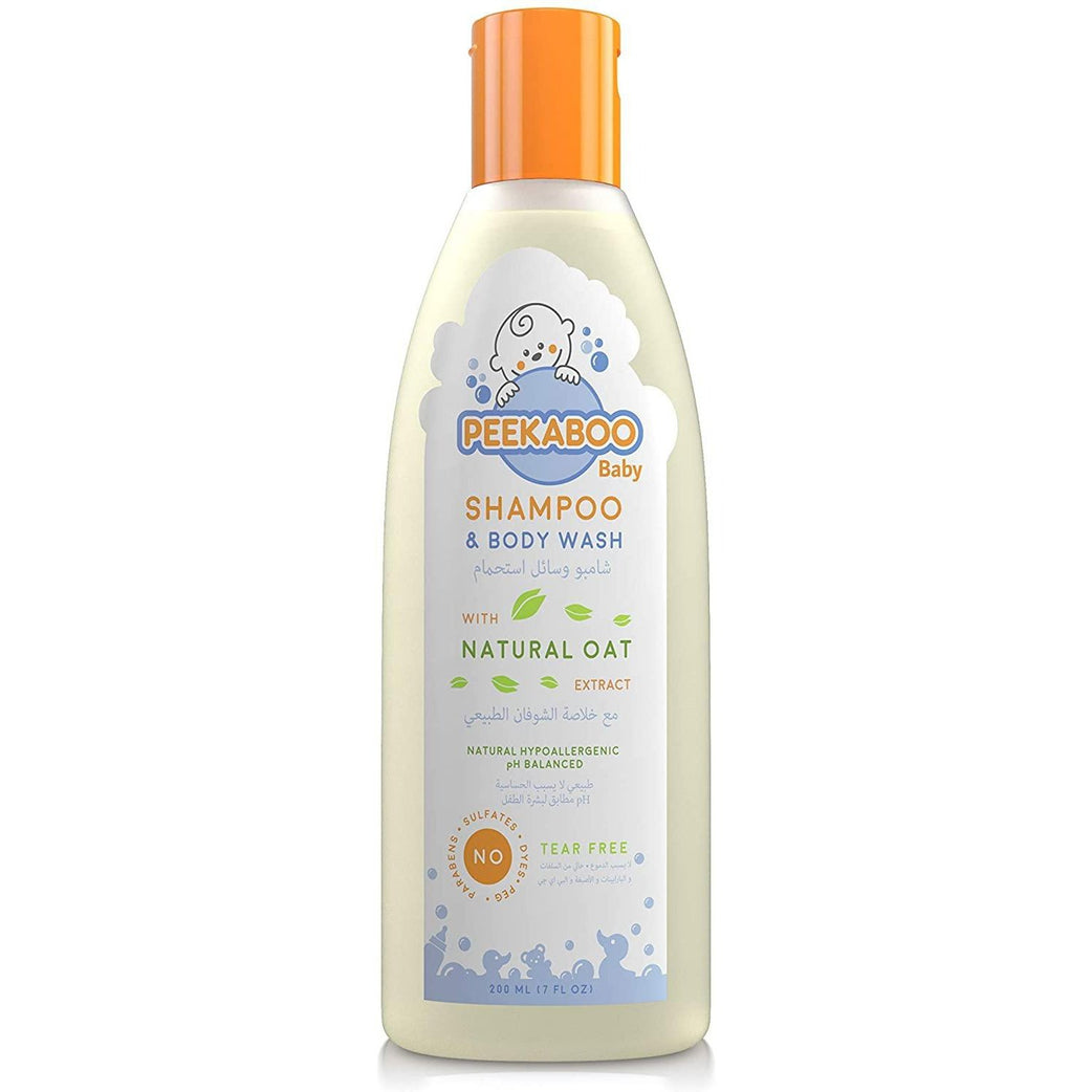 Peekaboo Baby Shampoo & Wash With Oat Extracts, 200 ml - Med7 Online
