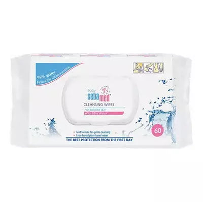 BABY SEBAMED CLEANSING WIPES 60