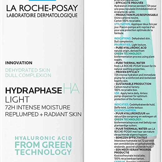 مرطب LA ROCHE POSAY HYDRAPHASE HA LIGHT المكثف لمدة 72 ساعة 50 مل