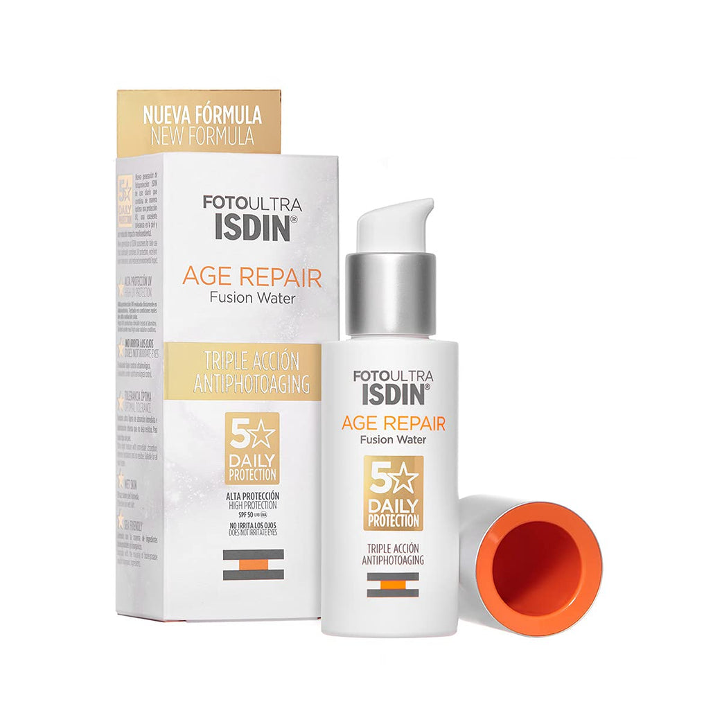 ISDIN FotoUltra Age Repair FW SPF 50 50ml | Daily facial sun cream | Triple anti-ageing action - Med7 Online