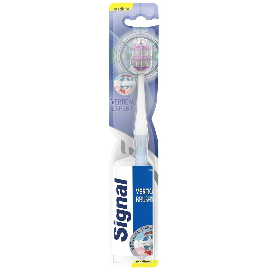 Buy Signal Toothbrush Vertical Expert, Medium in UAE - Med7online