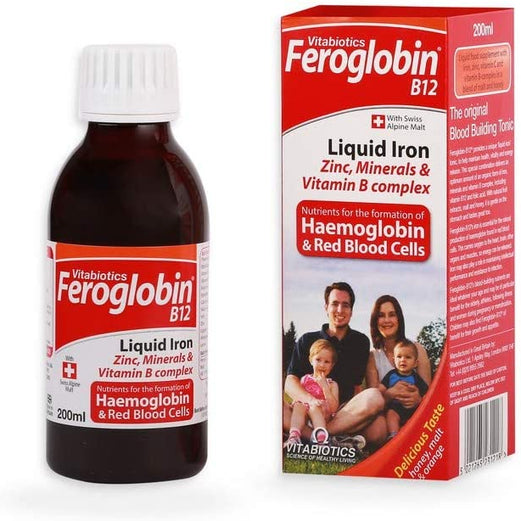Vitabiotics - Feroglobin LiquidB12 Pack 200ML - Med7 Online
