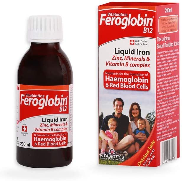 Vitabiotics - Feroglobin LiquidB12 Pack 200ML - Med7 Online