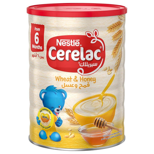 نستلة - سيريلاك - دقيق القمح والعسل مع الحليب للأطفال - 1 كجم