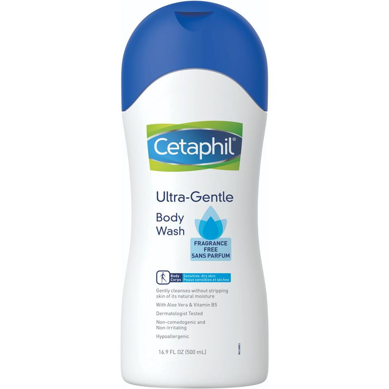 Cetaphil ultragentle fragrance free body wash 500ml