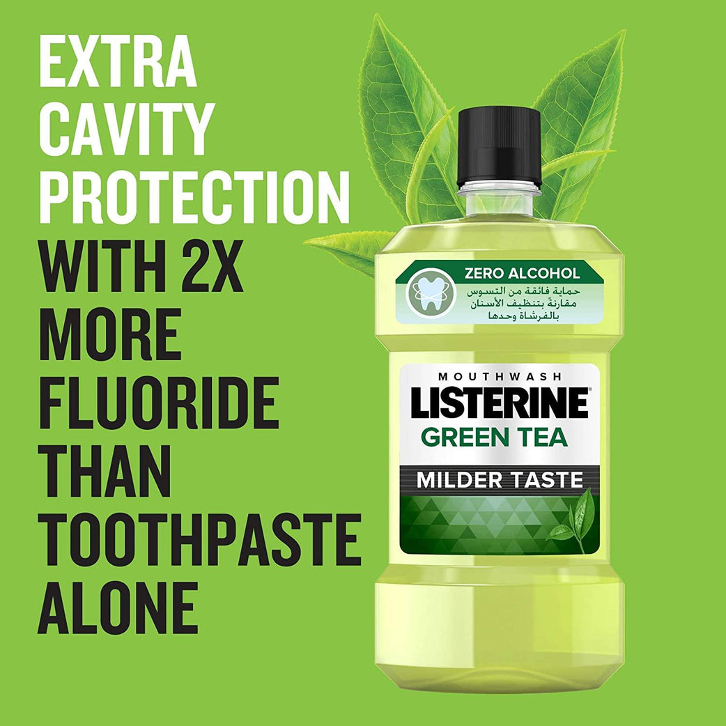 Listerine Breath Freshening Mouthwash Green Tea 250ml - Med7 Online