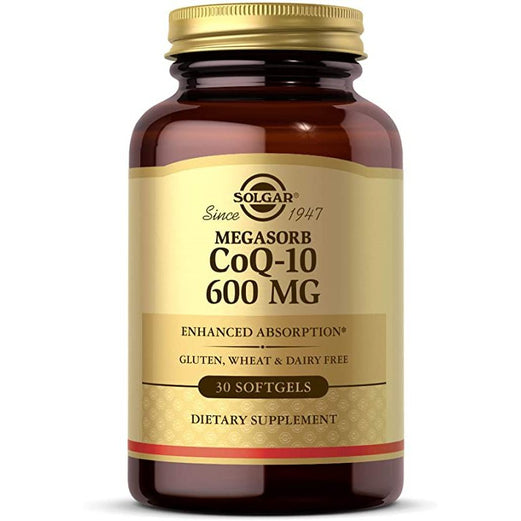SOLGAR Megasorb CoQ-10 Dietary Supplement, 600mg, 30 Softgels - Med7 Online