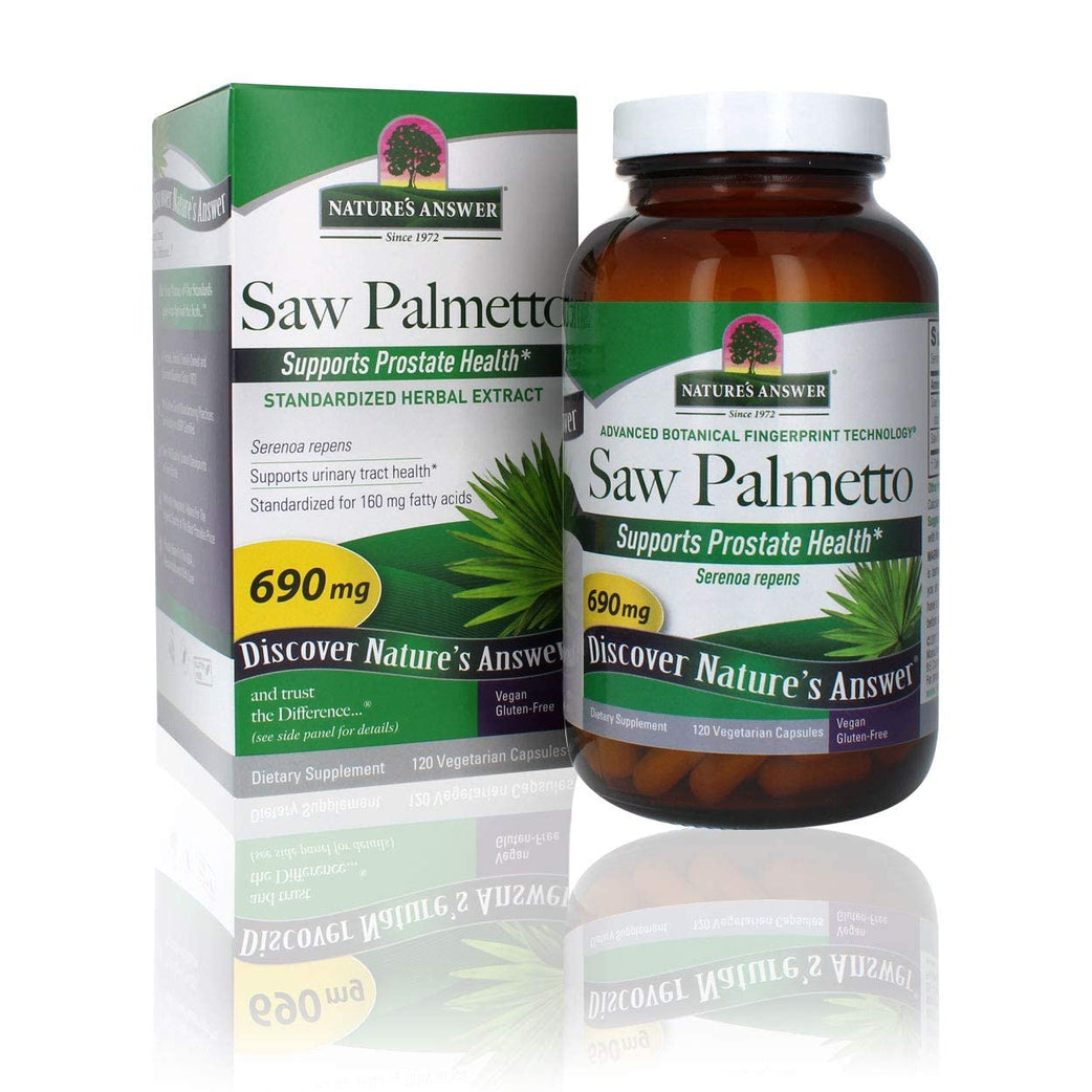 Nature's Answer - Saw Palmetto 690mg Capsules 120's