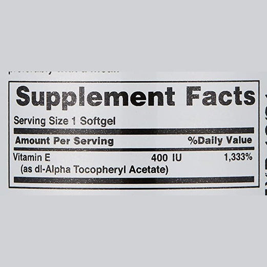 Natures Bounty E-400 Iu 100 Softgels - Med7 Online