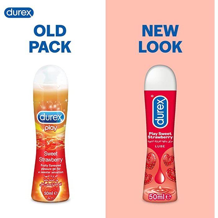 Durex Play Sweet Strawberry Lube - 50Ml Gel - Med7 Online