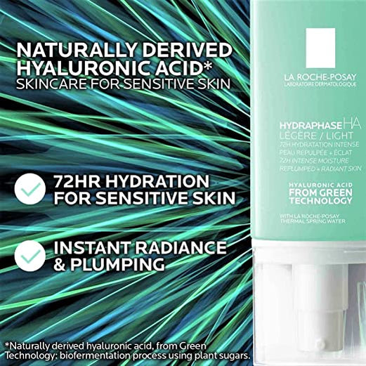 مرطب LA ROCHE POSAY HYDRAPHASE HA LIGHT المكثف لمدة 72 ساعة 50 مل