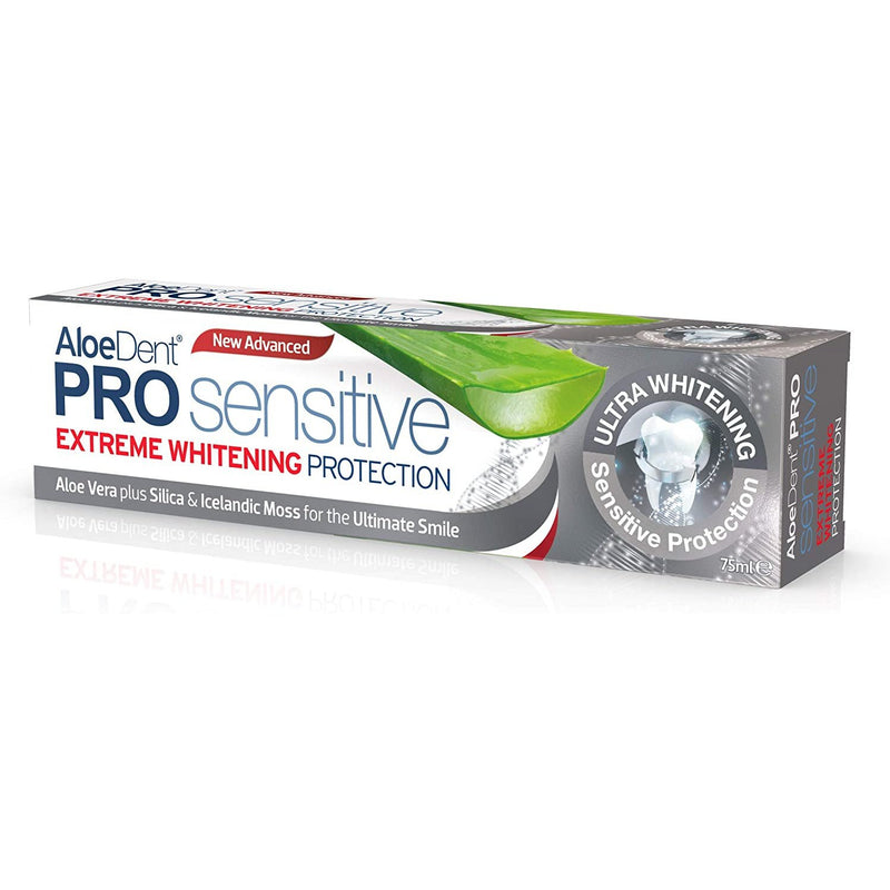 AloeDent Pro Sensitive Extreme Whitening Protection Toothpaste 75ml - Med7 Online