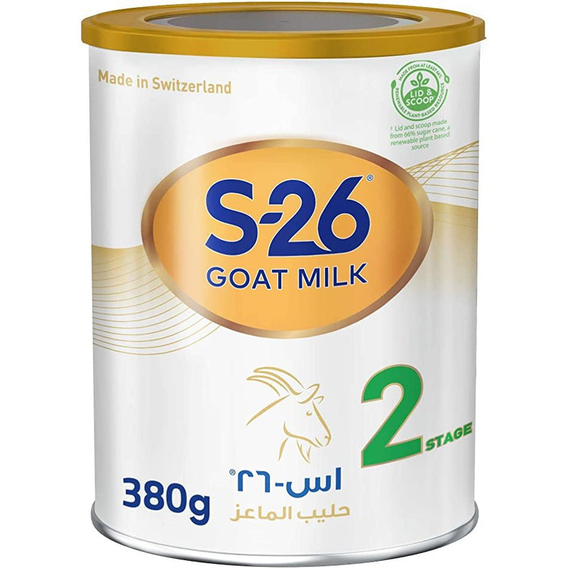 Nestlé S26 Goat Milk 2, Stage 2, FROM 6 12 MONTHS FOLLOW ON FORMULA BASED ON GOAT's MILK, 380g
