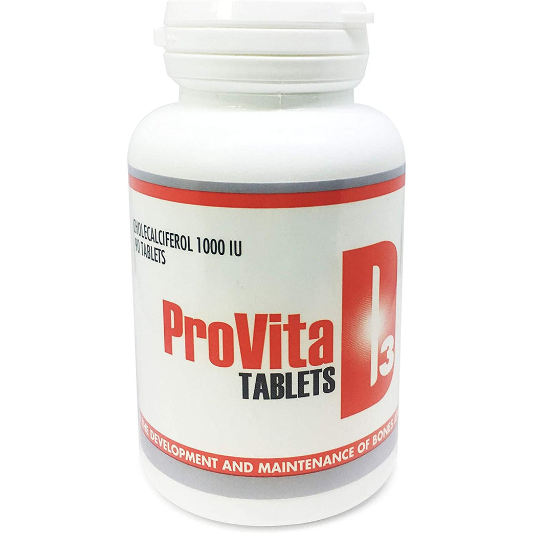 PROVITA D3 1000IU Immune Booster Vitamin Tablets (90 Pieces)