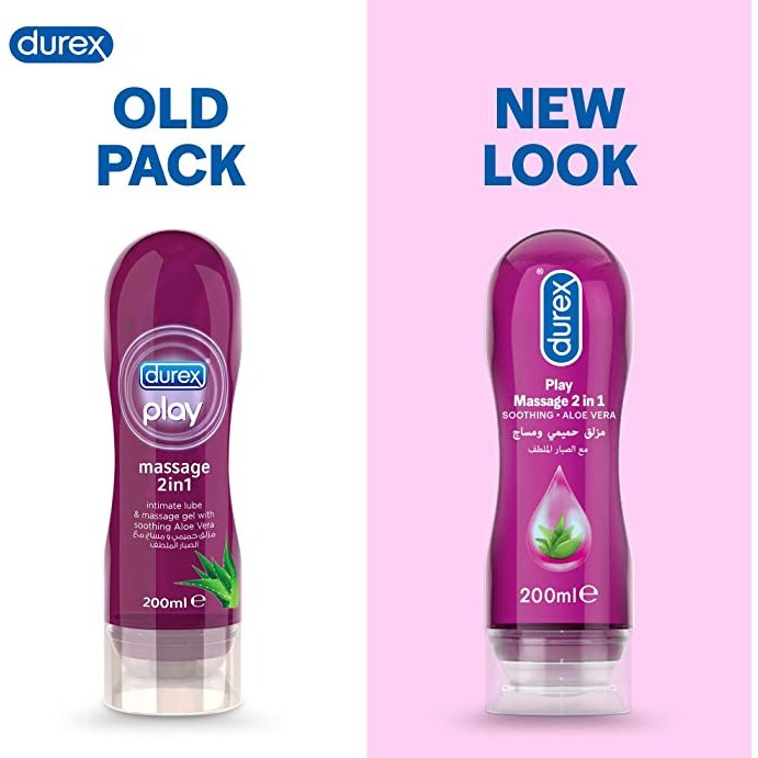 Durex Play Massage 2 In 1 Lubricant, Soothing, Aloe Vera- 200ml - Med7 Online