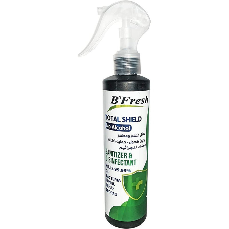 Be Fresh Total Shield No Alcohol Sanitizer and Disinfectant 250 ml - Med7 Online
