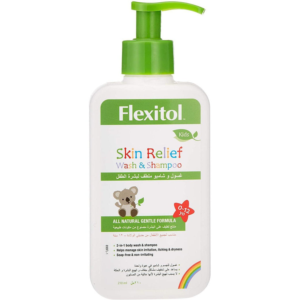 Flexitol Kids Skin Relief Wash & Shampoo 210 ml - Med7 Online
