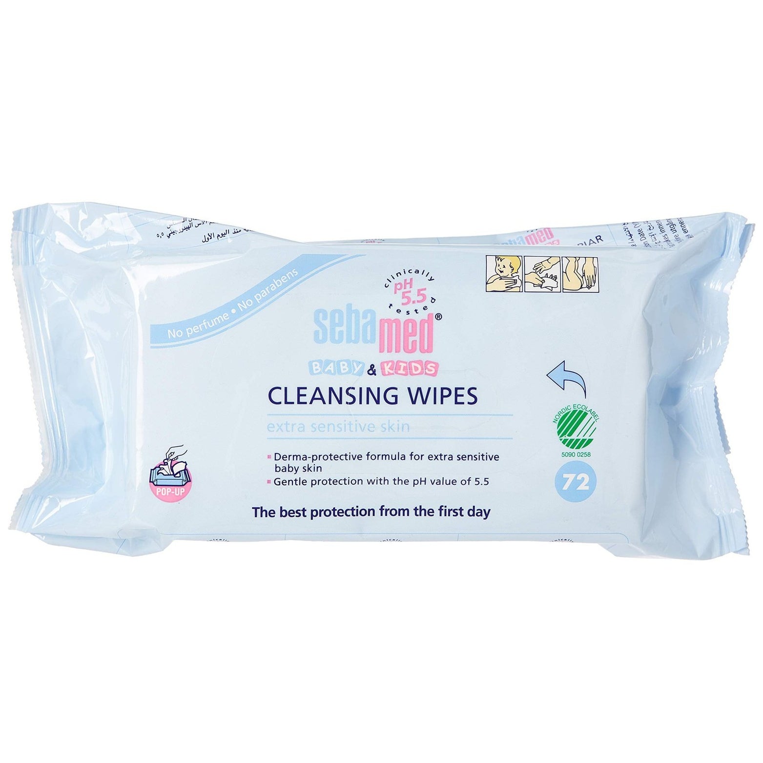 Sebamed Baby Wet Wipes Perfumed 72'S