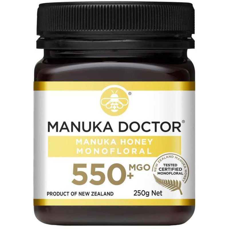 manuka doctor mgo 550+ monofloral manuka honey 250g - Med7 Online