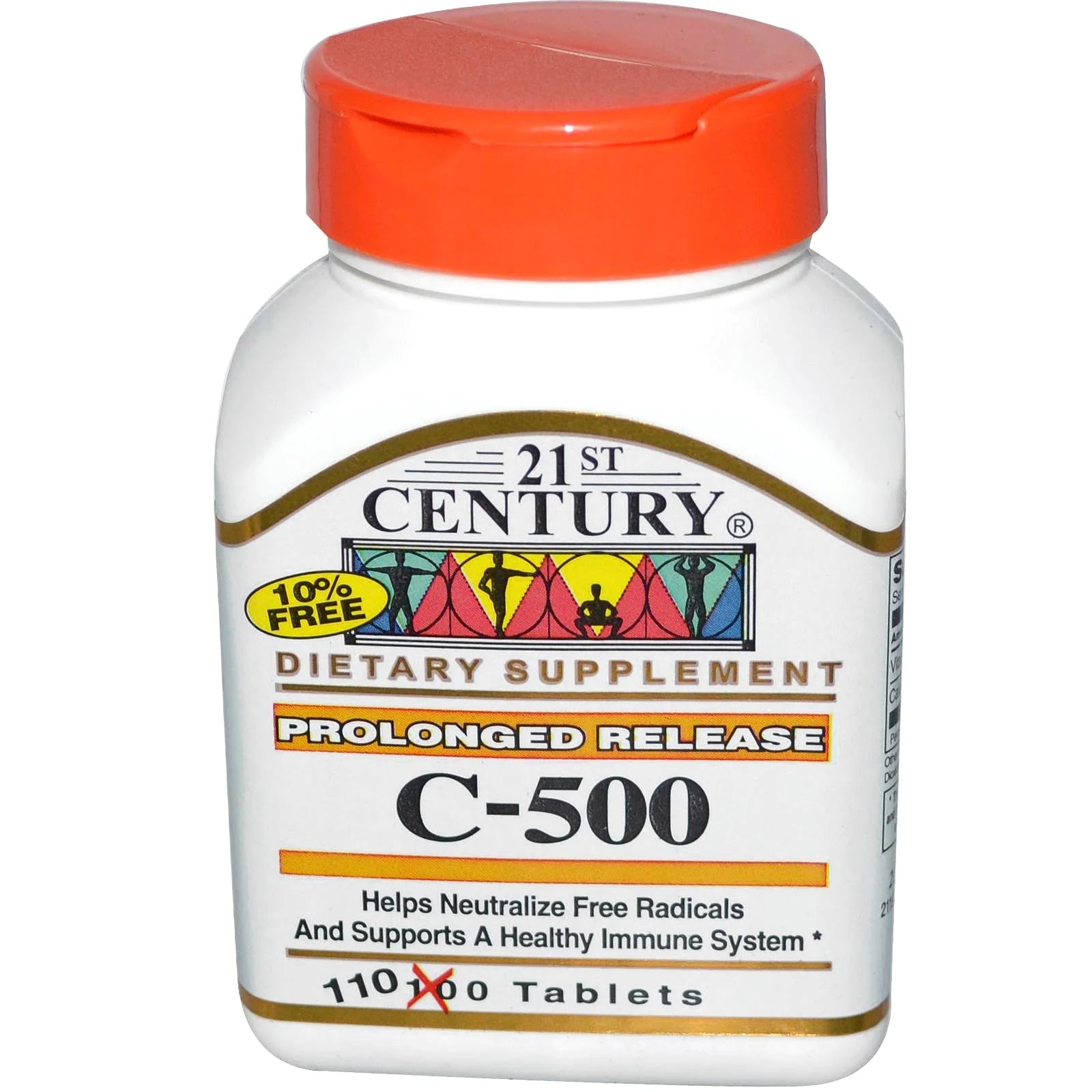 21st Century C 500mg Prolonged Release 110 Tablets - Med7 Online