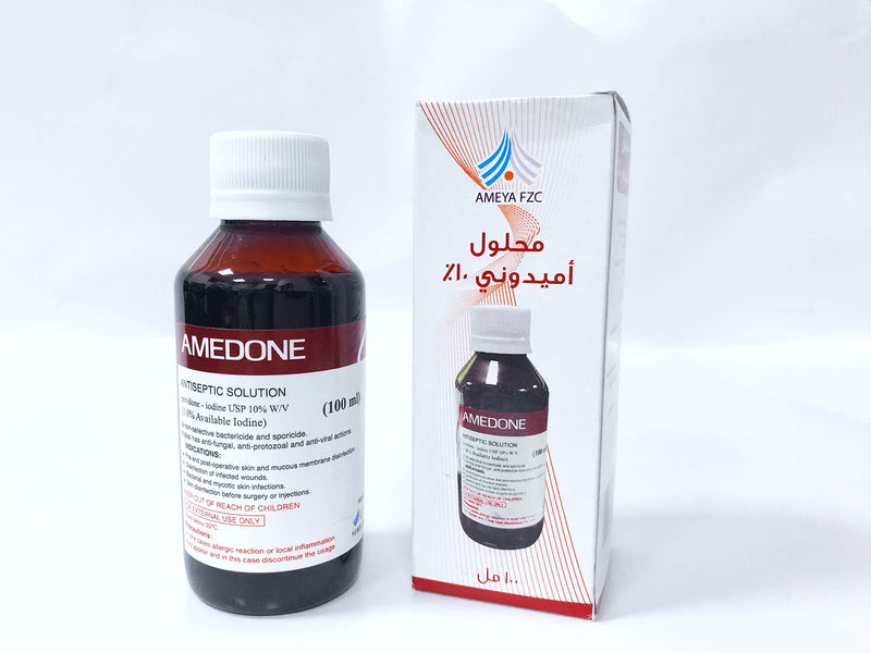 Ameya Amedone Antiseptic Solution, 100 ml
