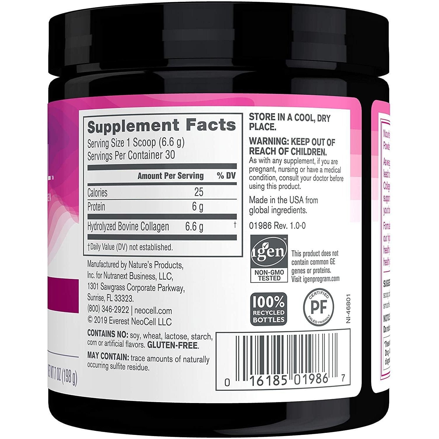 Neocell, Super Collagen, Unflavored, 7 oz (198 g) - Med7 Online