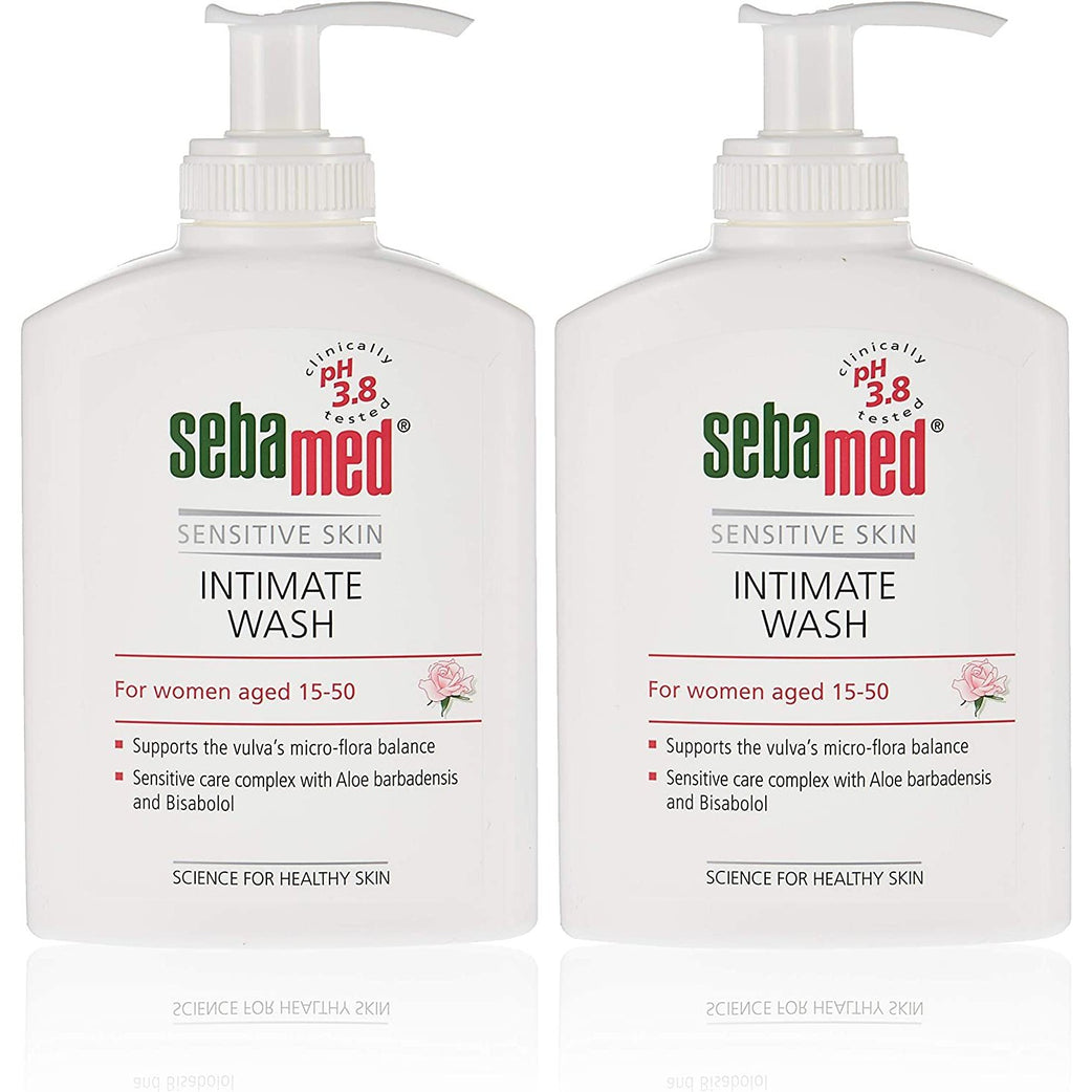 SEBAMED Intimate Wash 3.8  2 x 200 ml, Pack of 2