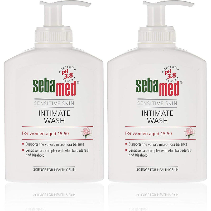 SEBAMED Intimate Wash 3.8  2 x 200 ml, Pack of 2