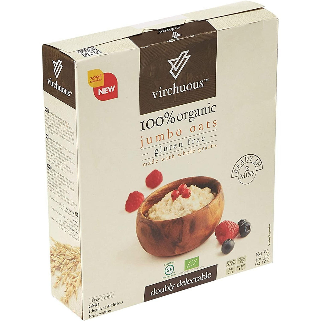 Virchous Jumbo Oats, 400g - Med7 Online