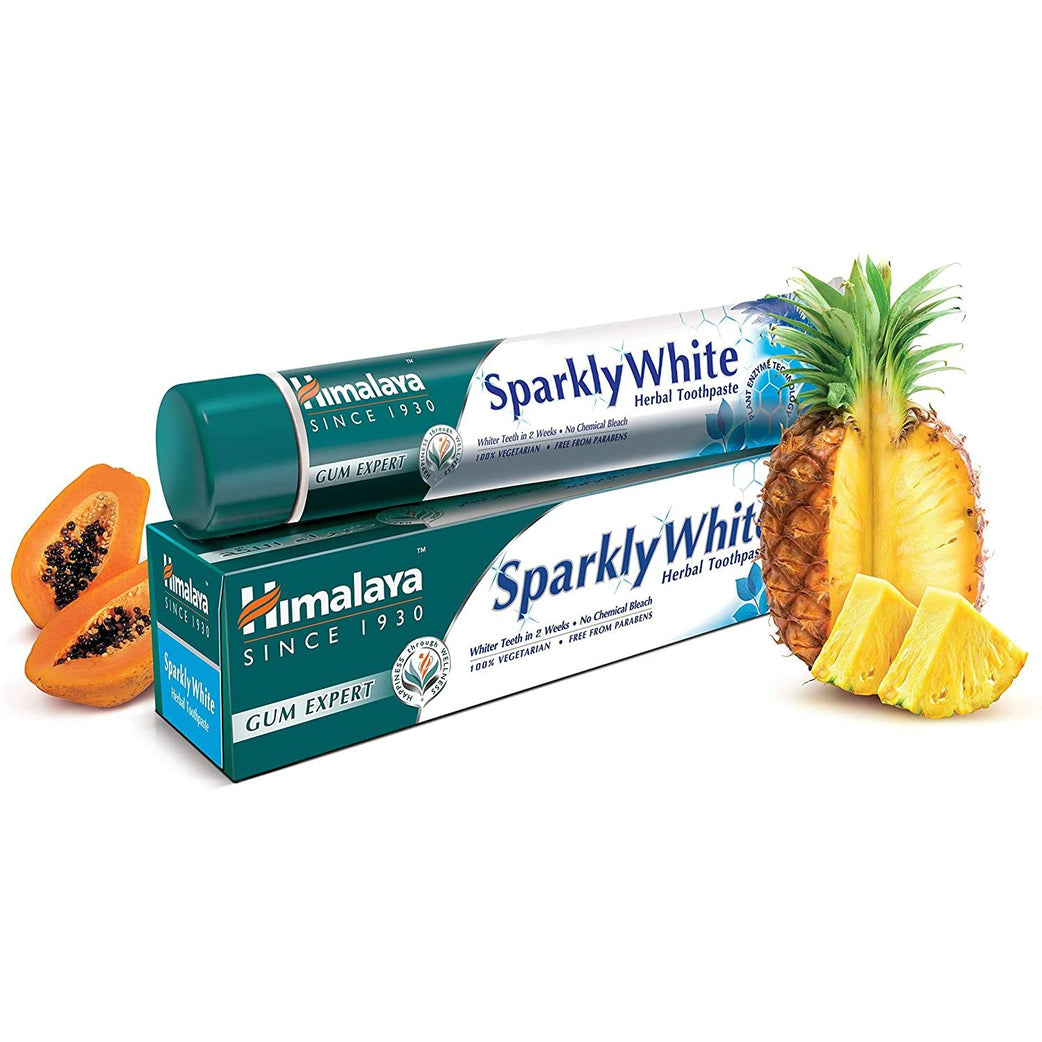 Himalaya Sparkly White Herbal Toothpaste 100 ml - Med7 Online