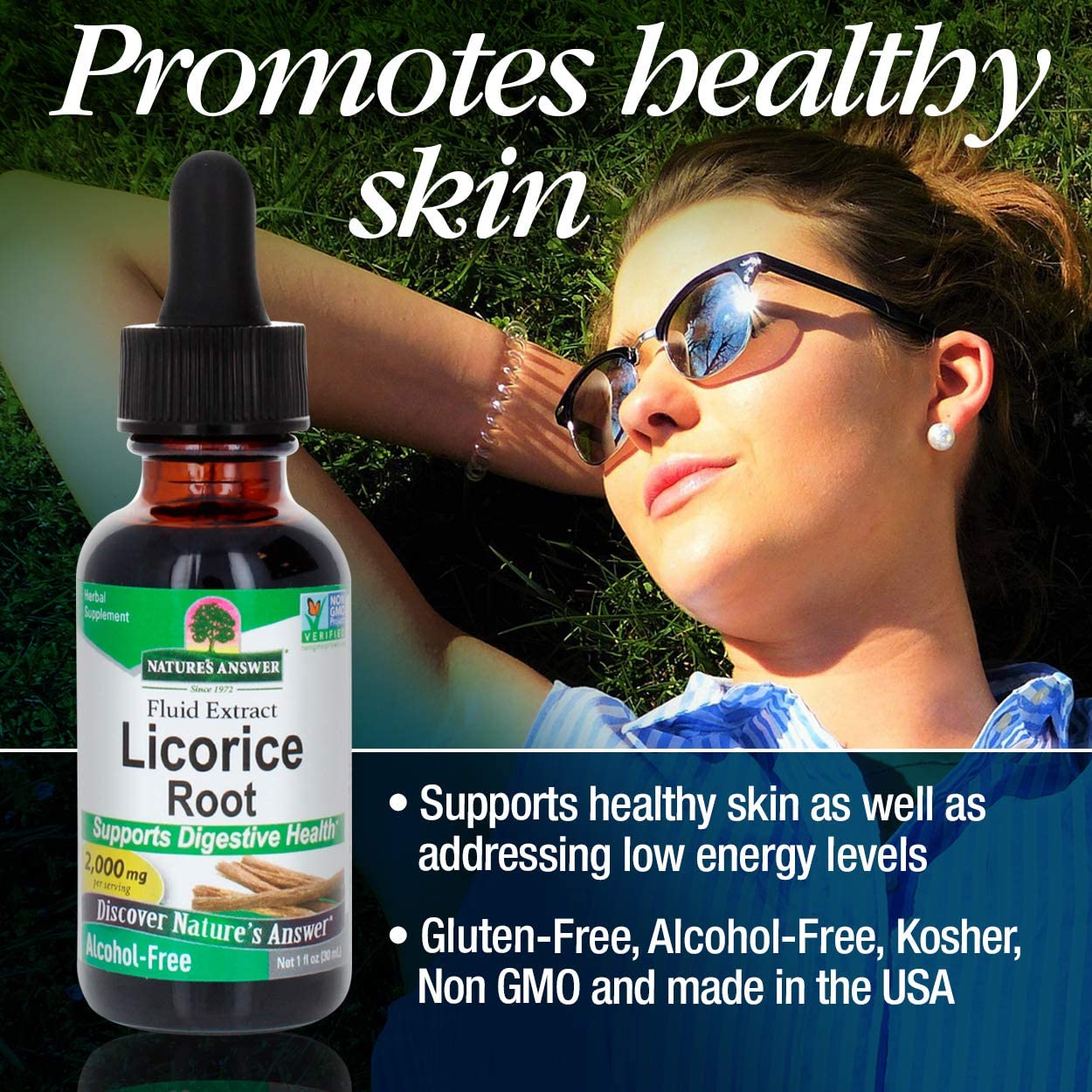 Nature's Answer Licorice Root Fluid Extract, 2000mg, 30ml Med7 Online