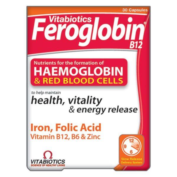 Vitabiotics Feroglobin B12 30'S Capsules - Med7 Online