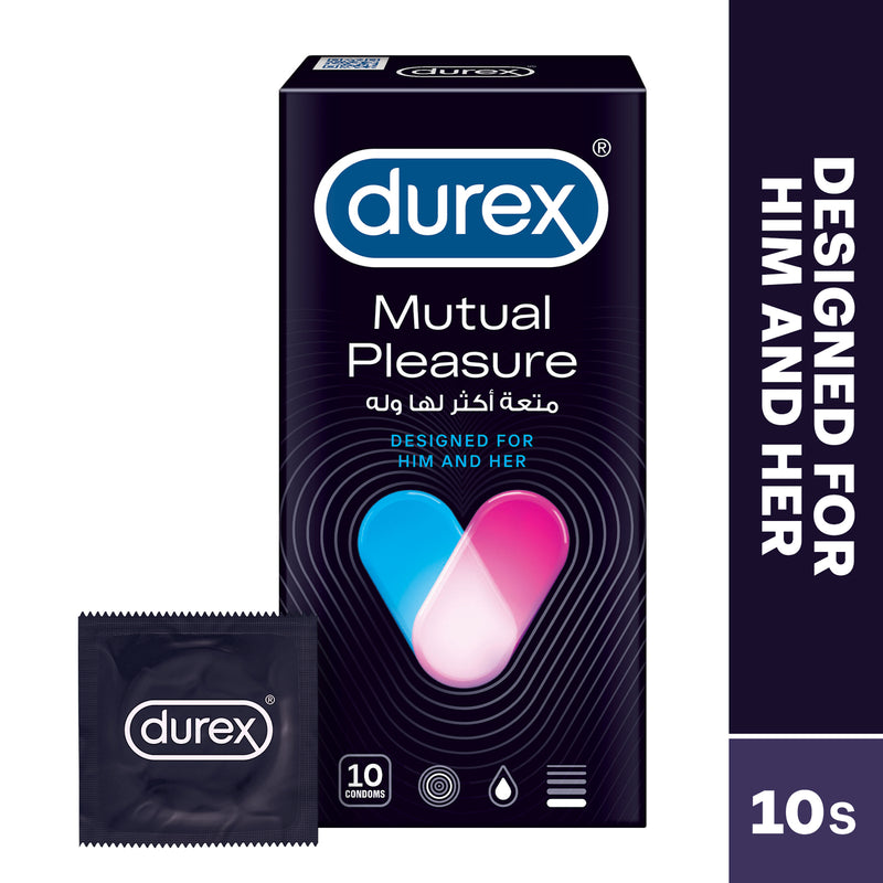 Durex Mutual Pleasure Condoms 10pcs - Med7 Online