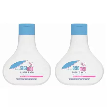 SEBAMED Baby Bubble Bath 2 x 200ml Twin Pack.  2 x 200ml