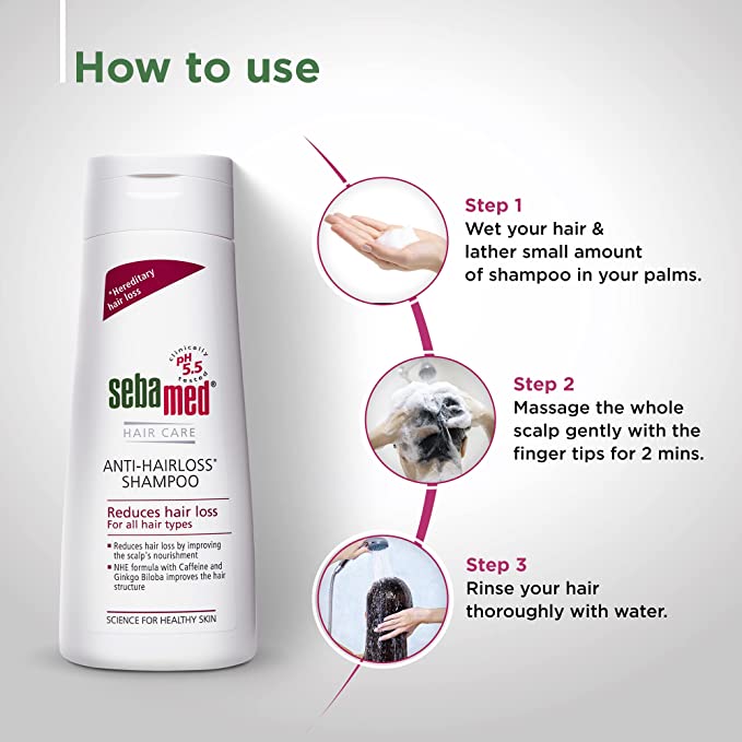 SEBAMED HAIR CARE ANTI HAIRLOSS SHAMPOO 200ML