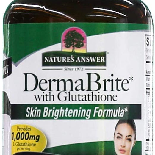 Nature's Answer DermaBrite with Glutathione 1000 MG 60's